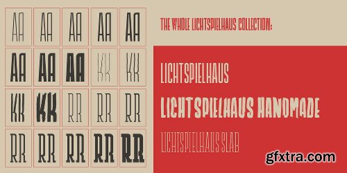 A Type Noir Collection Font Bundle - 20 Fonts