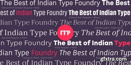 The Best of Indian Type Foundry Font Bundle - 14 Fonts