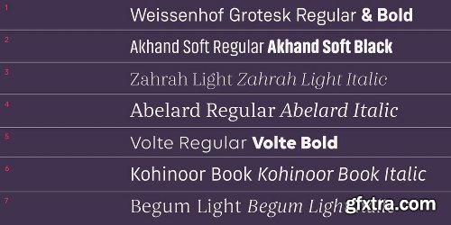 The Best of Indian Type Foundry Font Bundle - 14 Fonts