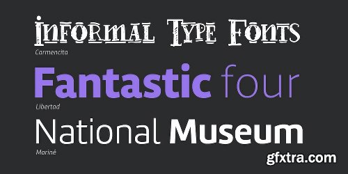 TipoType’s Display Font Collection Font Bundle - 23 Fonts