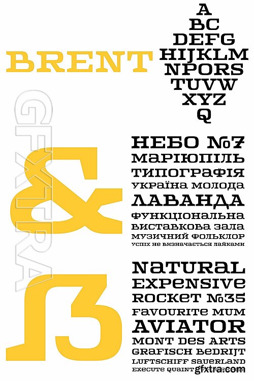 Brent 4F - Both fonts: $25.00