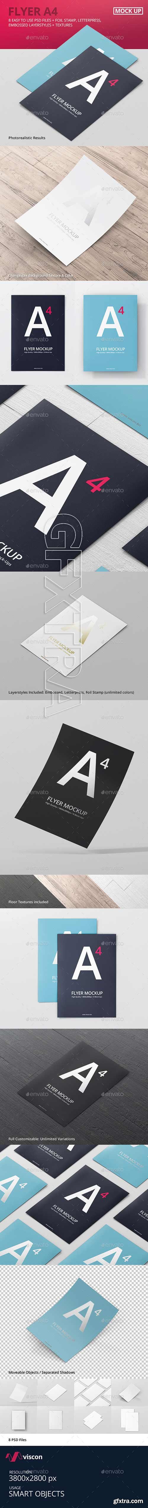 GraphicRiver - A4 Flyer Mock-Up 12352829