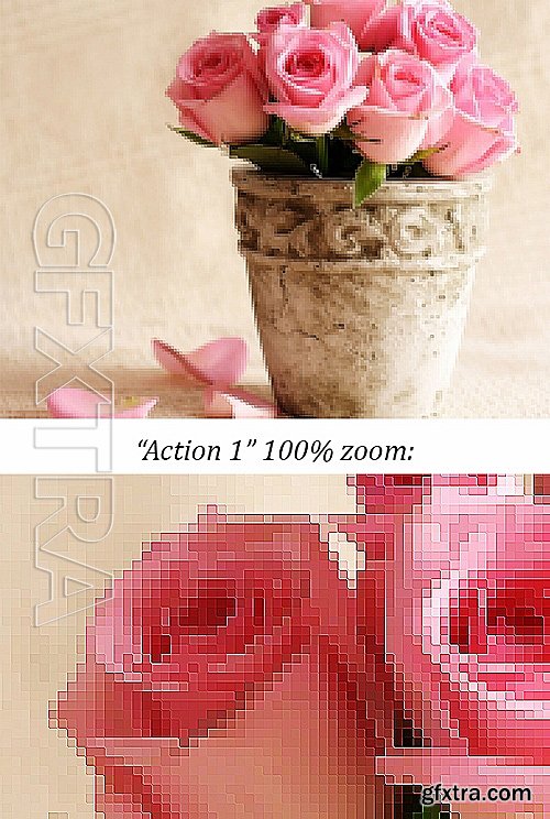 GraphicRiver - Awesome Pixelator Photoshop Action 19194726