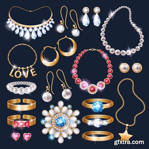 Jewelry set - 5 EPS