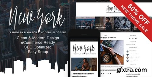 ThemeForest - New York v1.0 - WordPress Blog & Shop Theme - 19185945