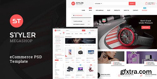 ThemeForest - Styler Mega Shop - PSD Template 11771818