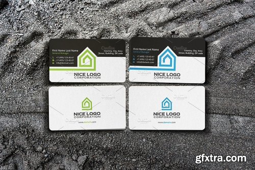 CreativeMarket home inside the house business card 1128921