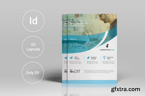 CreativeMarket Corporate Flyer 1128896