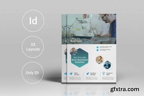 CreativeMarket Corporate Flyer 1128896