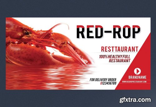 CreativeMarket Restaurant BillBoard 1128899