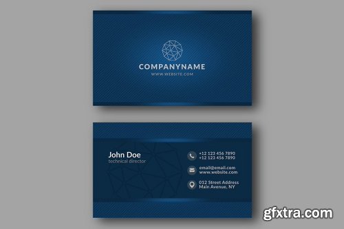 CreativeMarket Vector Business Card Template 1130248