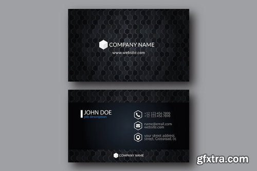 CreativeMarket Vector Business Card Template 1129924