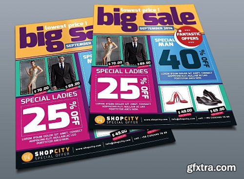 CreativeMarket Big Sale Flyer 1129907