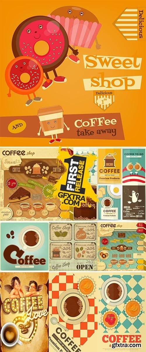 Coffee shop - Stock vectors