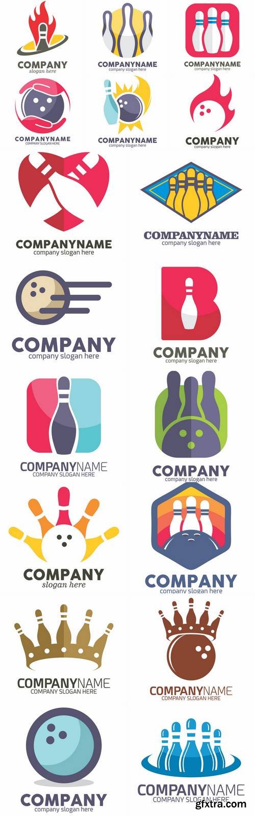 Bowling Creative Logo Icon