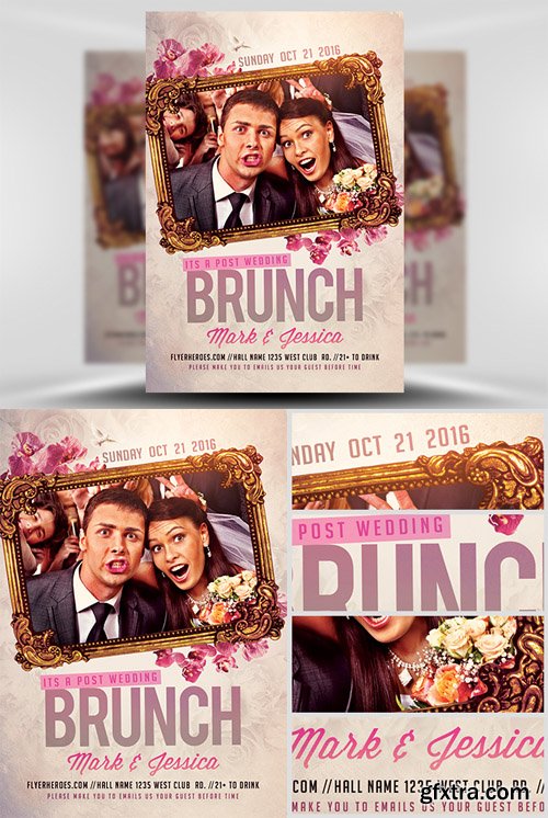 Post Wedding Flyer Template