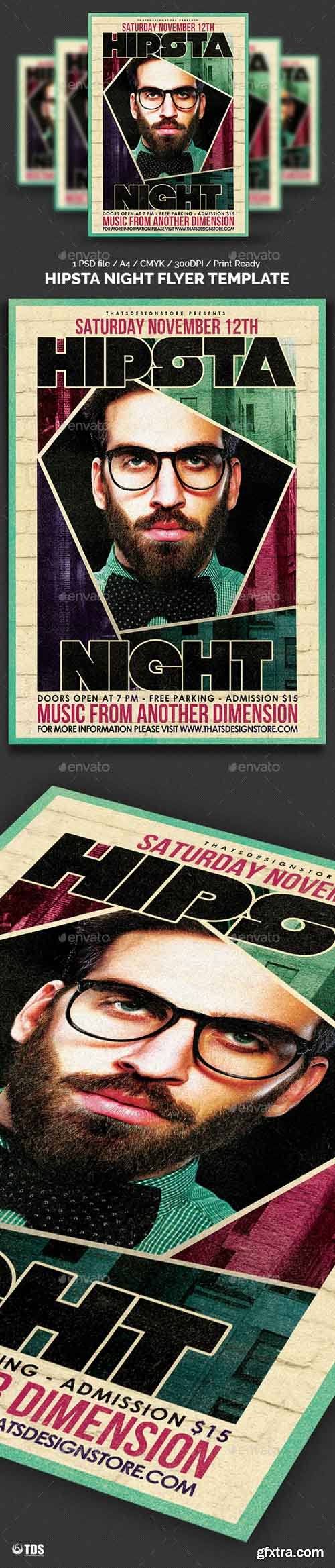 GR - Hipsta Night Flyer Template 10925203