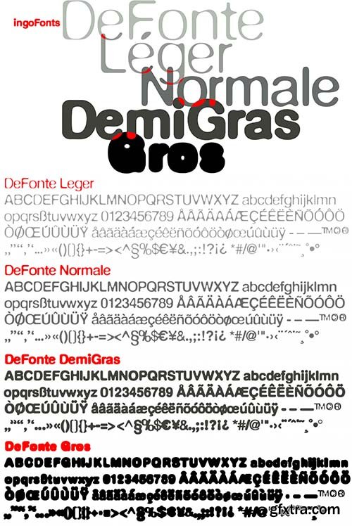 DeFonte Font Family