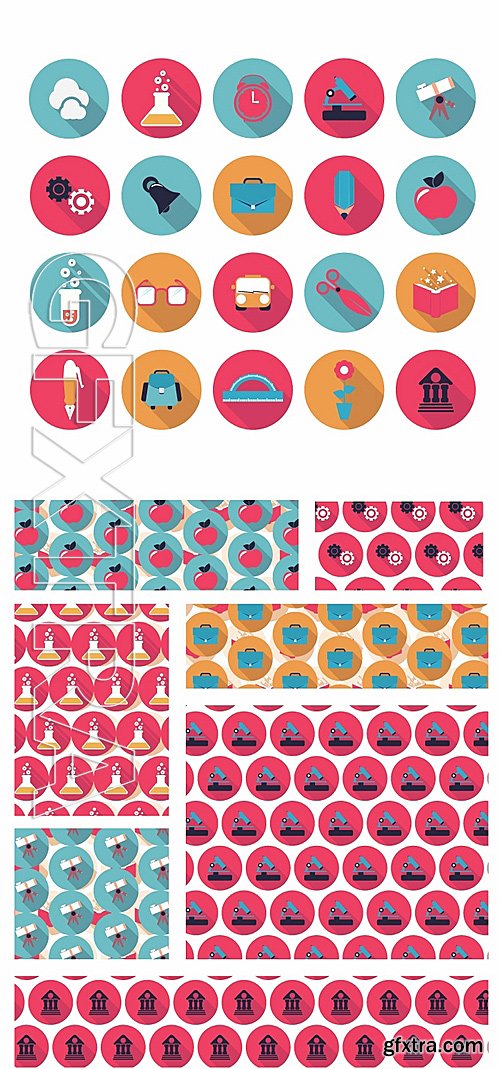 Back to School Vector Set 2