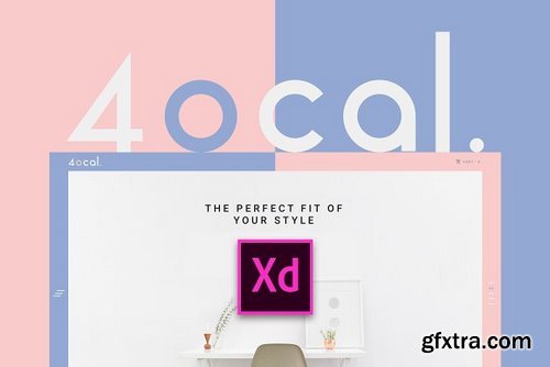 CM - 4ocal Web UI Kit for Adobe XD 1070095