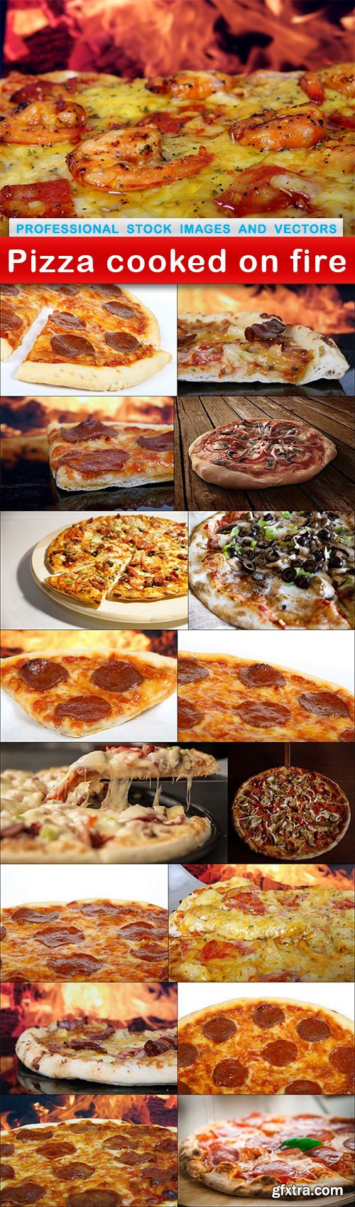 Pizza cooked on fire - 18 UHQ JPEG