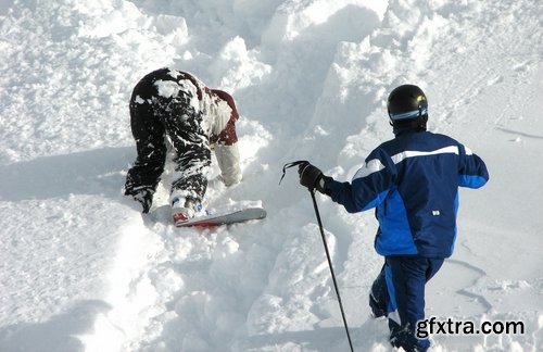 Collection of winter holiday holidays snow forest ski snowboard 25 HQ Jpeg