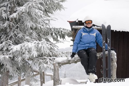 Collection of winter holiday holidays snow forest ski snowboard 25 HQ Jpeg