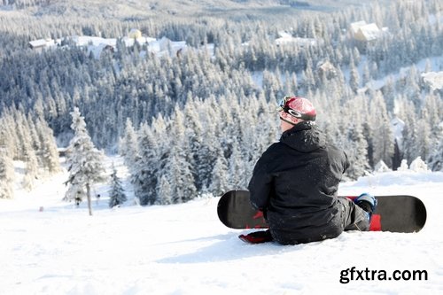 Collection of winter holiday holidays snow forest ski snowboard 25 HQ Jpeg