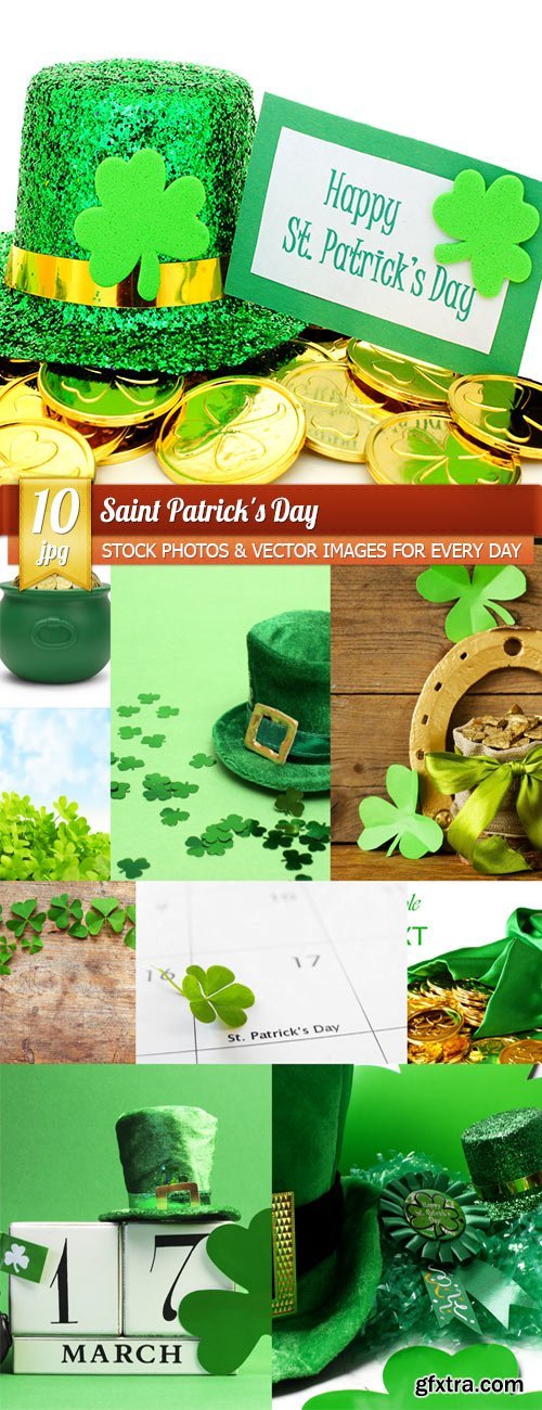 Saint Patrick's Day, 10 x UHQ JPEG