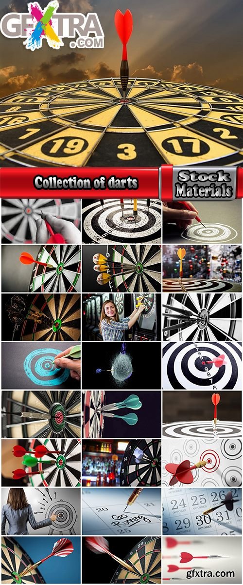 Collection of darts dart stand for throwing 25 HQ Jpeg