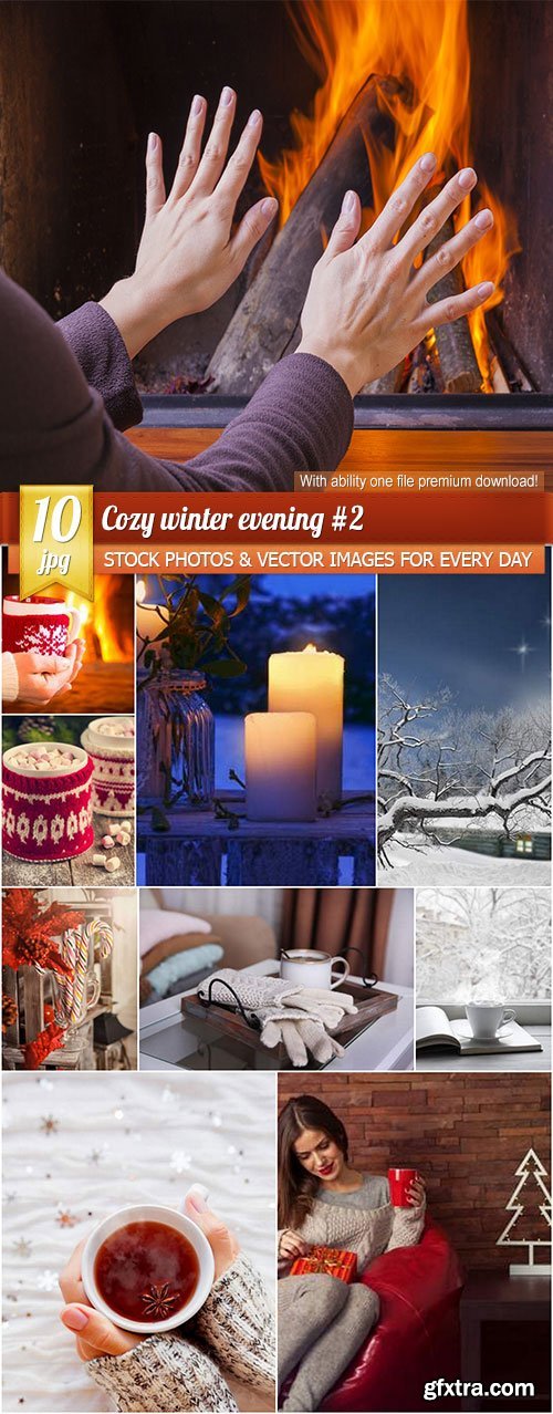 Cozy winter evening #2, 10 x UHQ JPEG