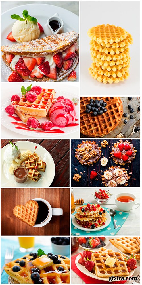 Freshly baked waffles - 10UHQ JPEG