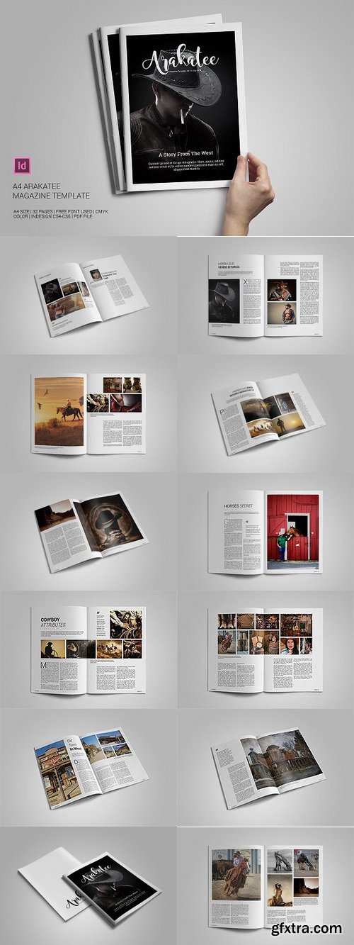 CM - A4 Arakatee Magazine Template 772451