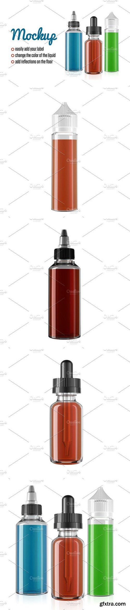 CM - Mockup of bottles for liquid 1137081