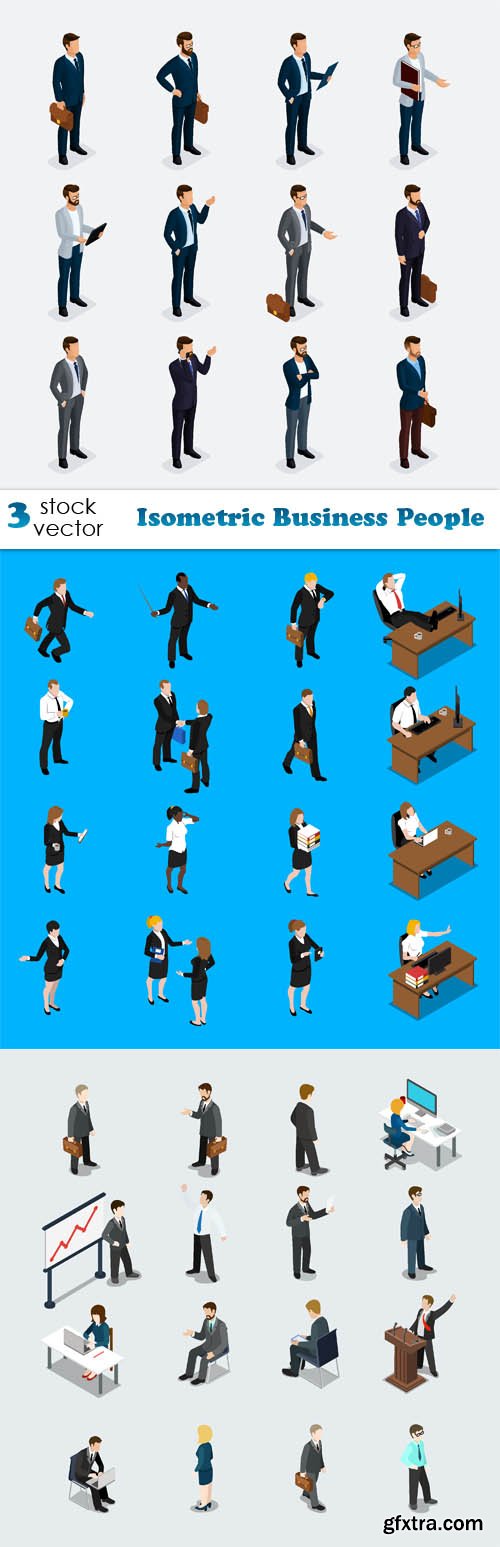 Vectors - Isometric Business People