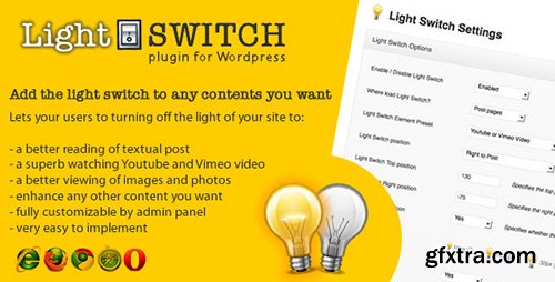 CodeCanyon - Light Switch v1.6 - Plugin for Wordpress - 4913751