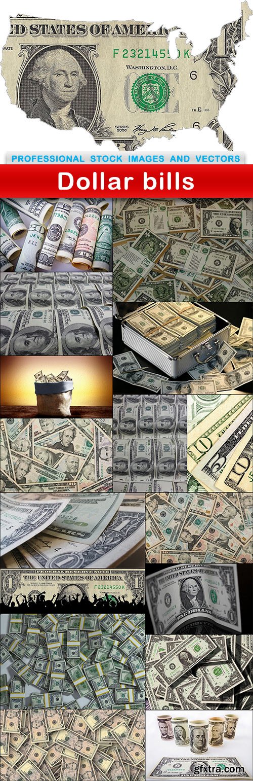 Dollar bills - 17 UHQ JPEG