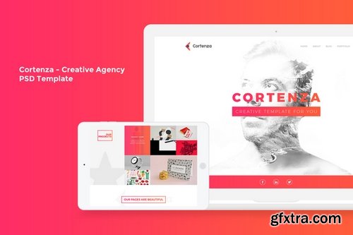 ThemeForest - Cortenza - Creative Agency PSD Template 17422885