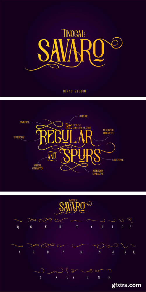 CM 1140730 - Savaro Typeface