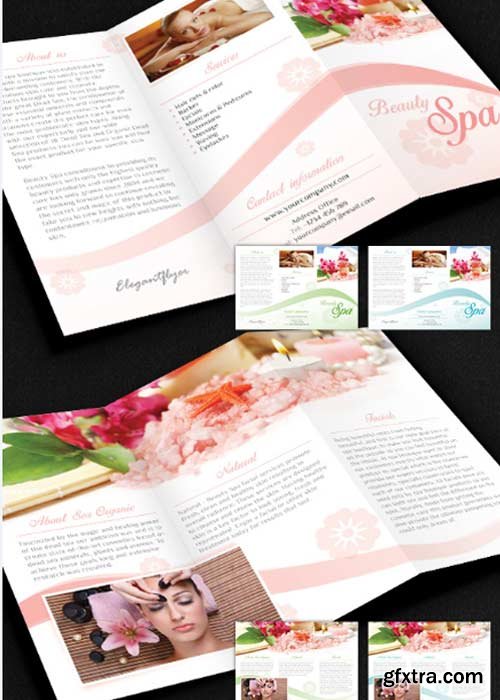 Beauty Spa Brochure Pack V7 PSD Template