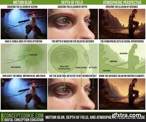 CGCookie - Concept - Motion Blur, Depth of Field, and Atmospheric Perspective