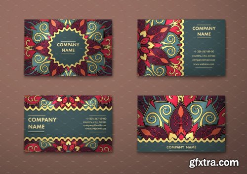 CreativeMarket Mandala business card 004 606852