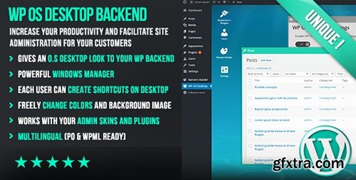 CodeCanyon - WP OS Desktop Backend v 1.137 - 15804874