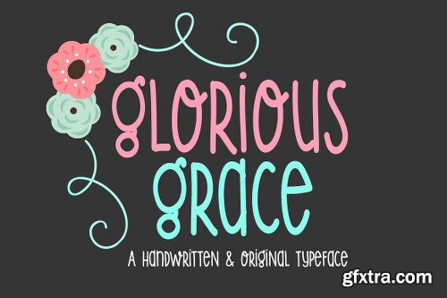 CreativeMarket Glorious Grace-Handwritten Font 1138566