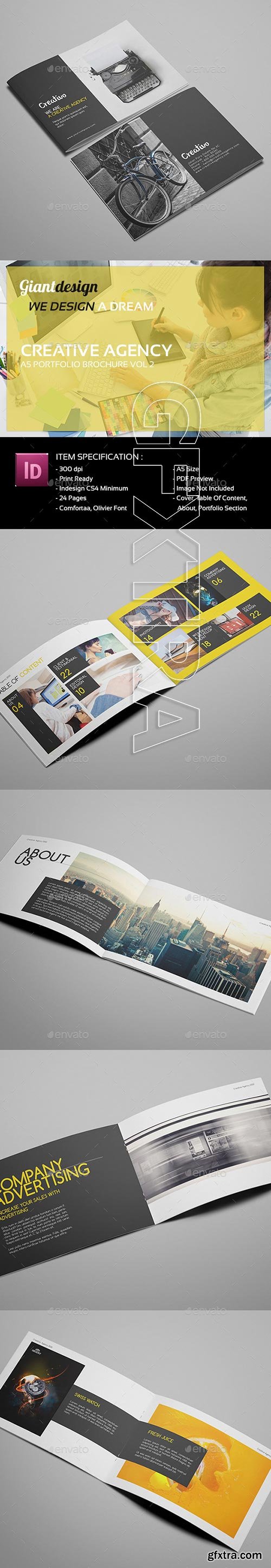 GraphicRiver - Creative Agency - A5 Portfolio Brochure Vol2 10326688