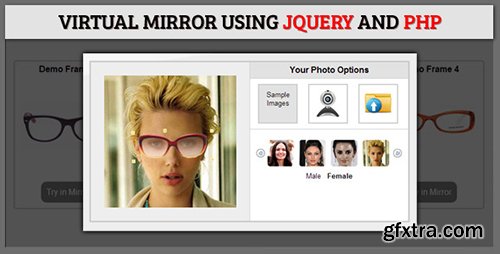 CodeCanyon - Virtual Mirror Using jQuery and PHP v1.0 - 4035587