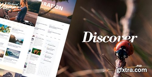 ThemeForest - Discover – Blog & Magazine PSD Template 16072720