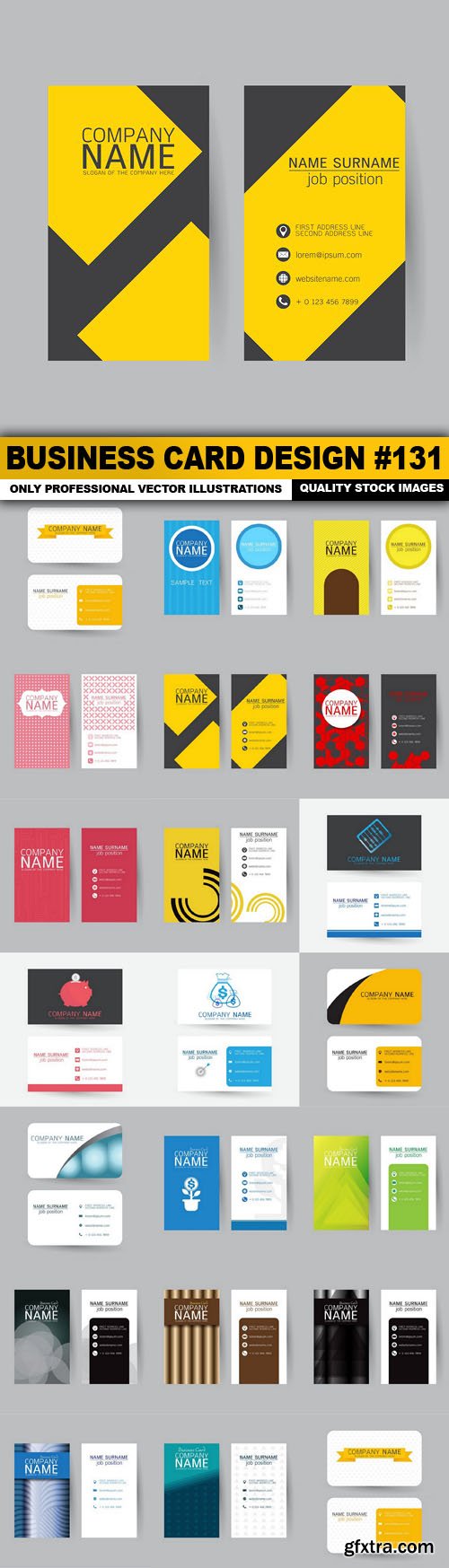 Business Card Design #131 - 20 Vector