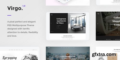 ThemeForest - Virgo v1.0 - PSD Multipurpose Template