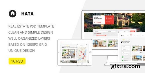 ThemeForest - Hata — Real Estate PSD Template 12490880